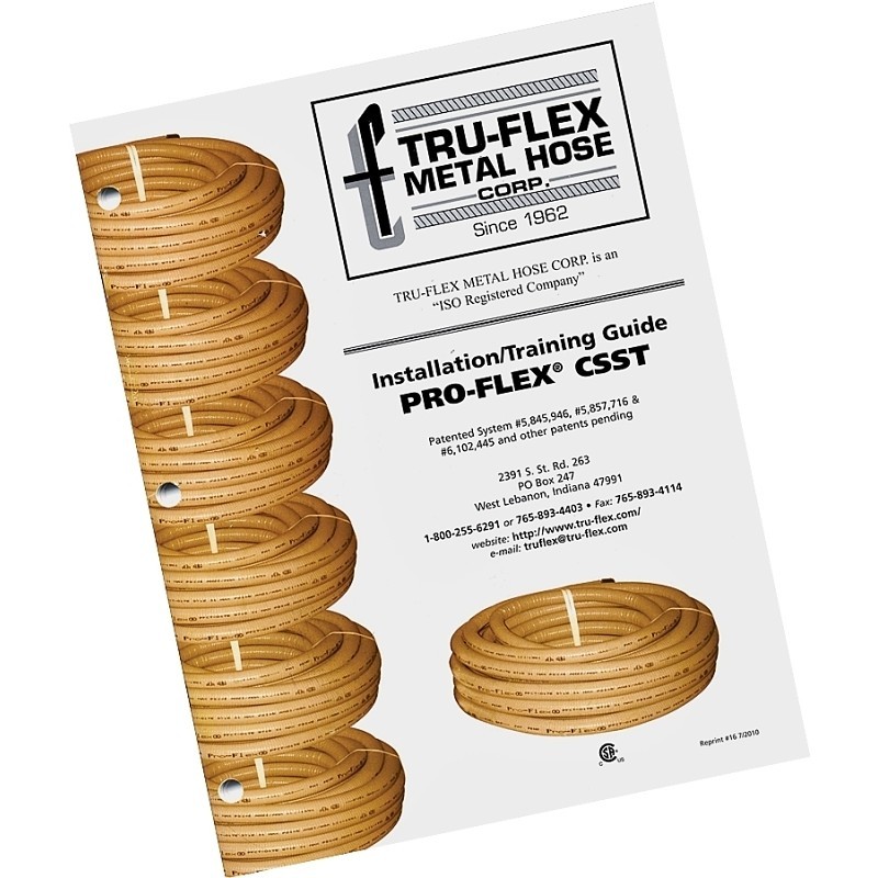 Pro-Flex PFIM-0001 Installation/Training Guide, CSST