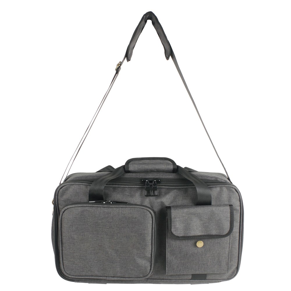 Medium Multi-Effects Pedal Bag DJ Controller Case Waterproof Fabric 10mm WKKJ