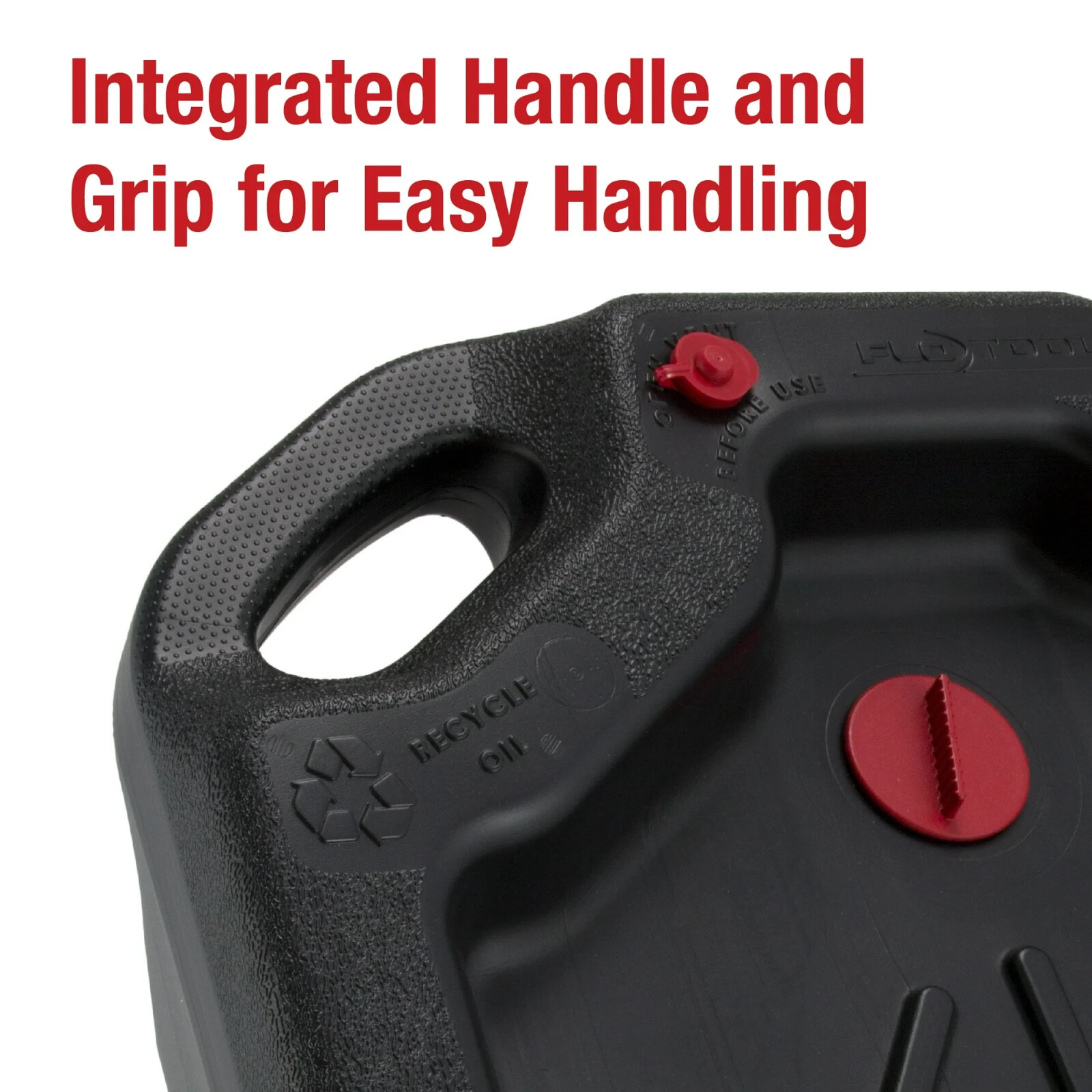 16 Qt Oil Drain Pan Leak-Proof Large Capacity Auto Container