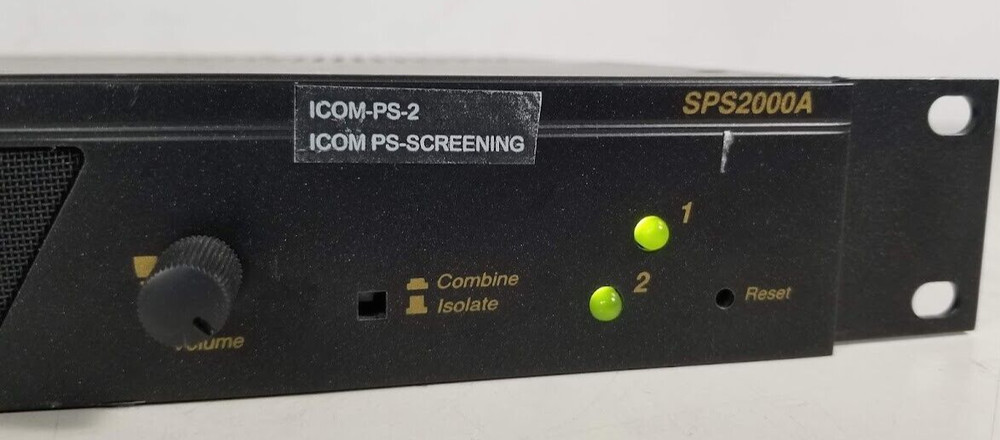 Telex Audiocom SPS2000A & US2000A Intercom Console