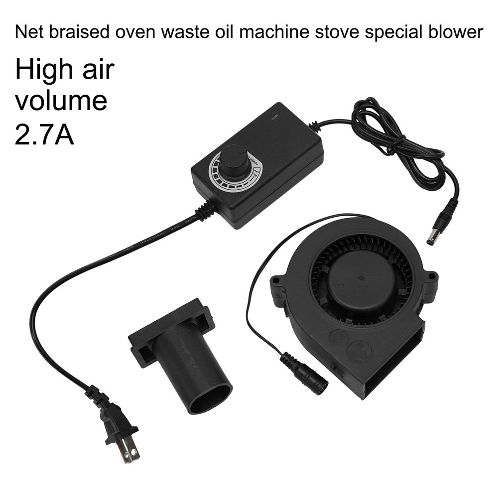 Powerful Airflow for Charcoal Grills 9733 DC Blower with Speed Controller