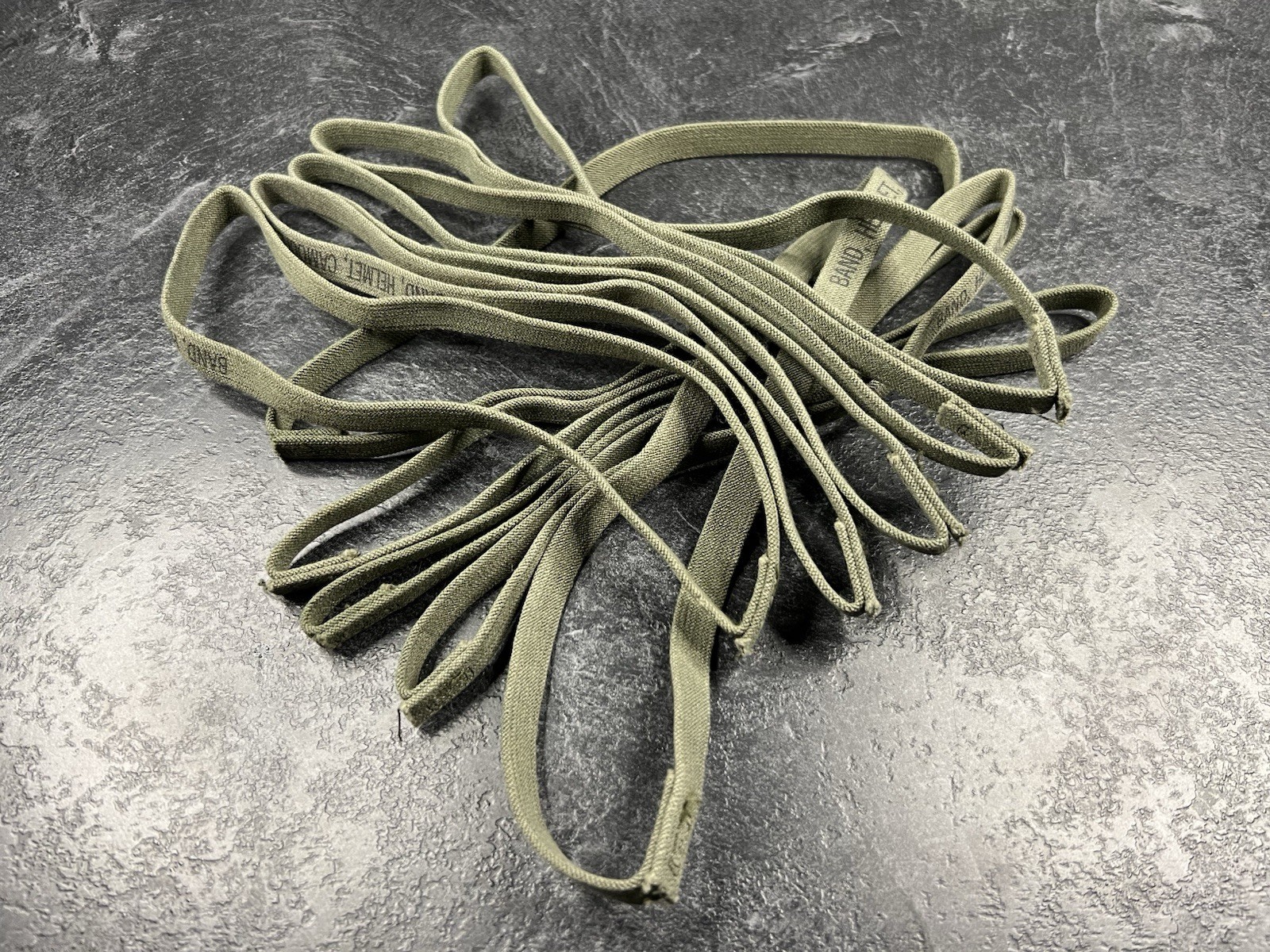 Vietnam War Helmet Band original unissued USGI M1 Camo Cover Band NO CATEYES