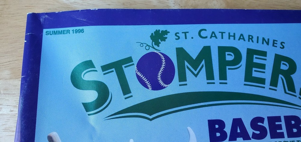 1996 St Catharines Stompers Program Toronto Blue Jays Lesters MiLB