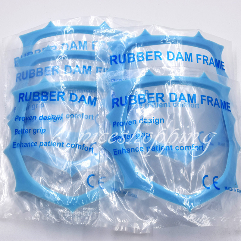 Dental Dam Frame Holder Autoclavable Barrier Bracket Support Plastic Rubber