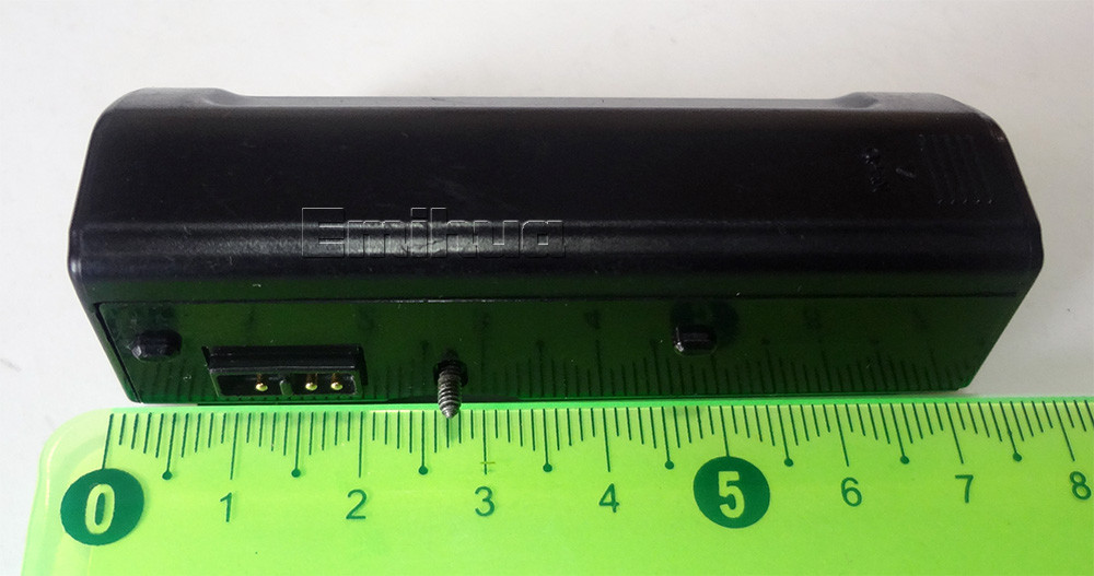 External Case AA Battery for Minidisc Walkman. Input for 2V charger