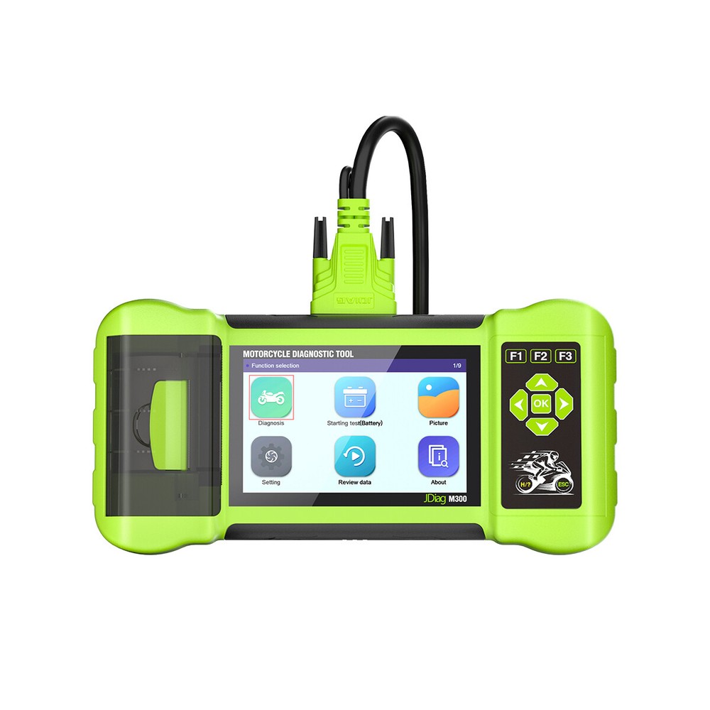 Jdiag M300 Motorcycle OBD2 Scanner Full System Fault Code Reader Diagnostic Tool