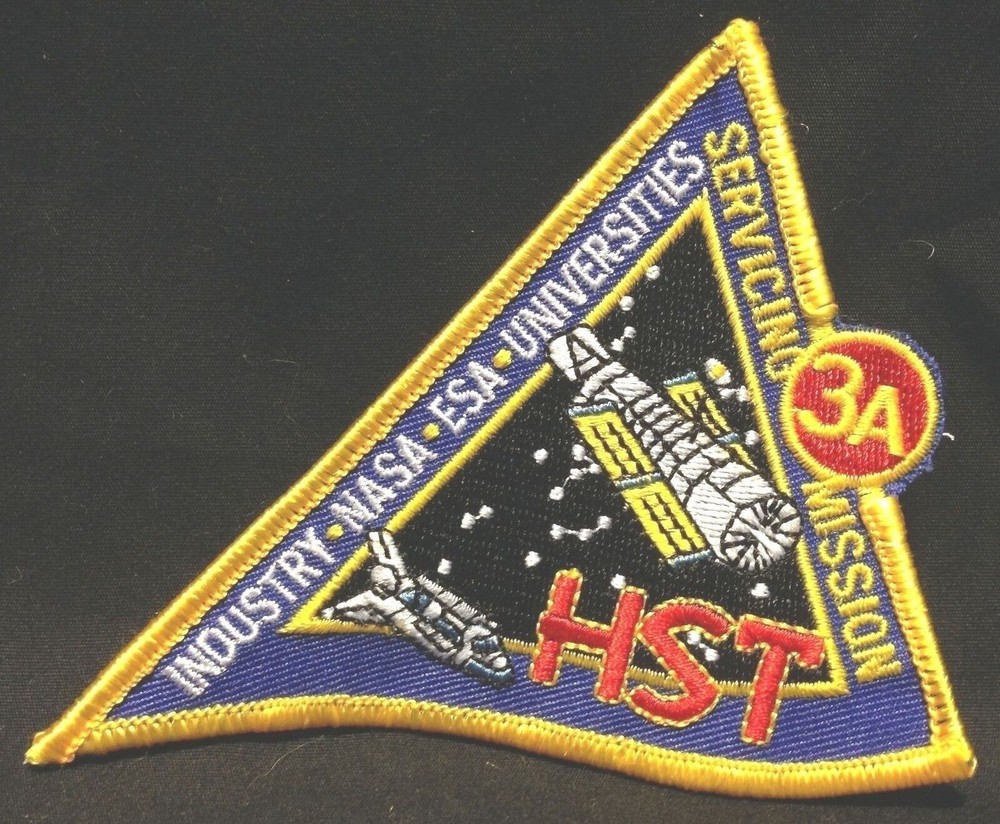 NASA Patch STS-103 Space Program HST-3A HUBBLE TELESCOPE Servicing Mission 4"