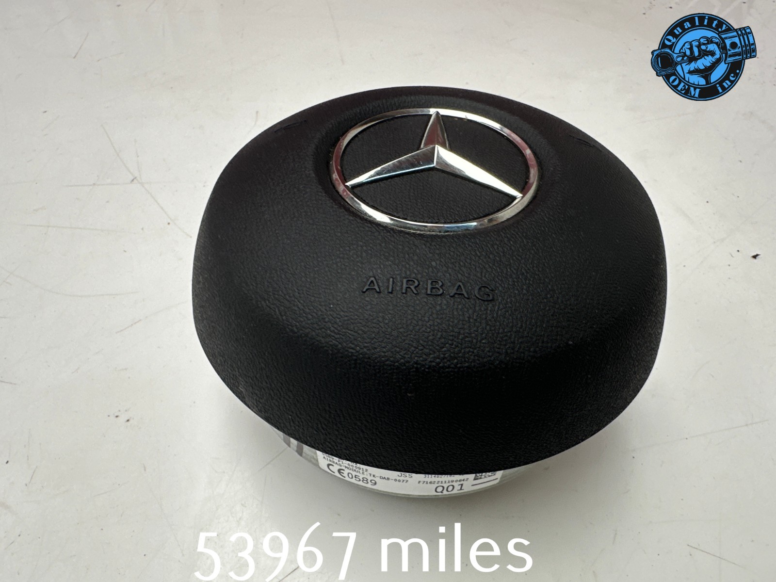 20-23 MERCEDES A CLA EQB GLA GLB GLC GLE FRONT LEFT DRIVER STEERING WHEEL AIRBAG