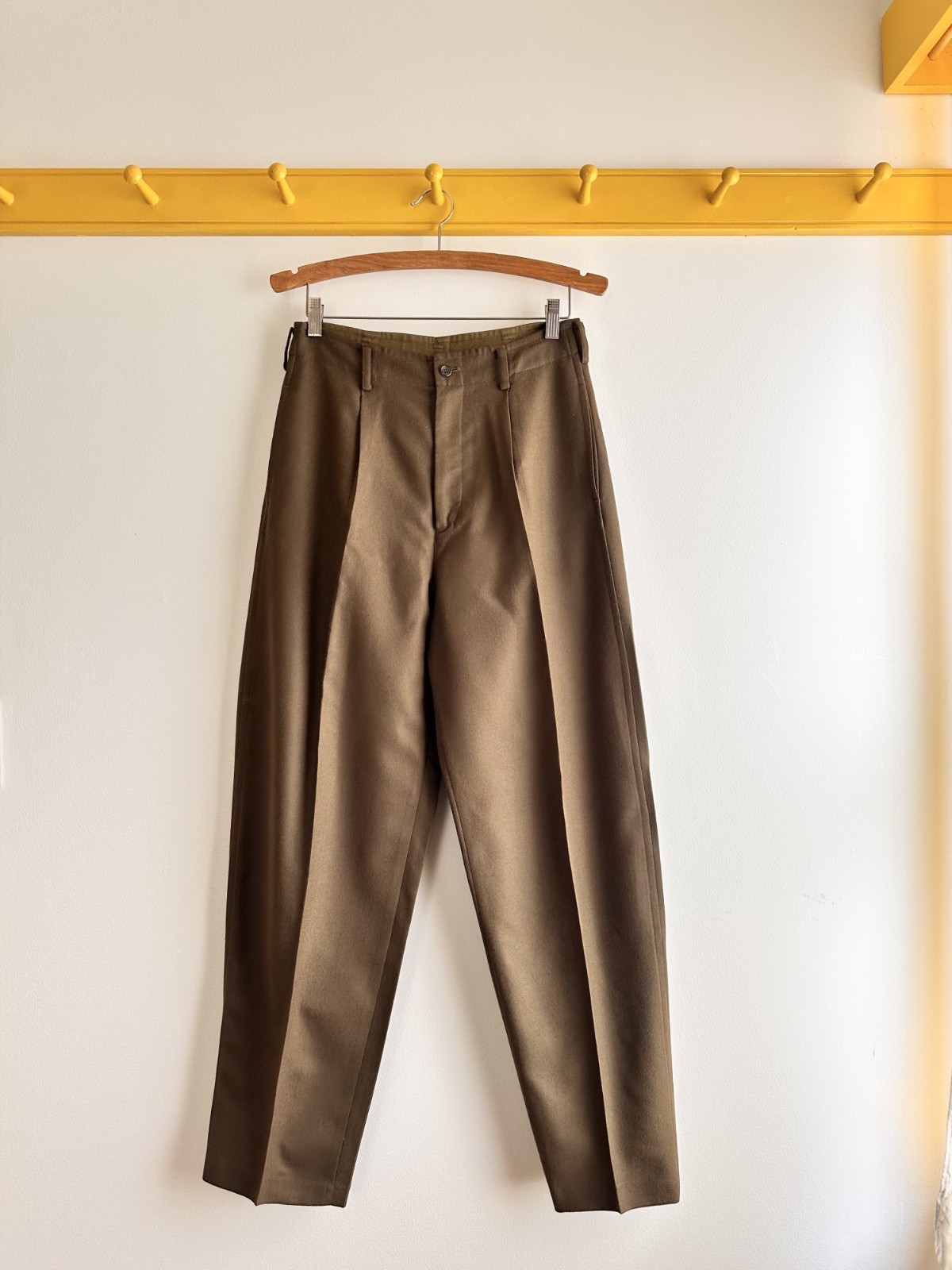 Vintage 90s HAI SPORTING GEAR x Issey Miyake wool trousers high waist mens 30