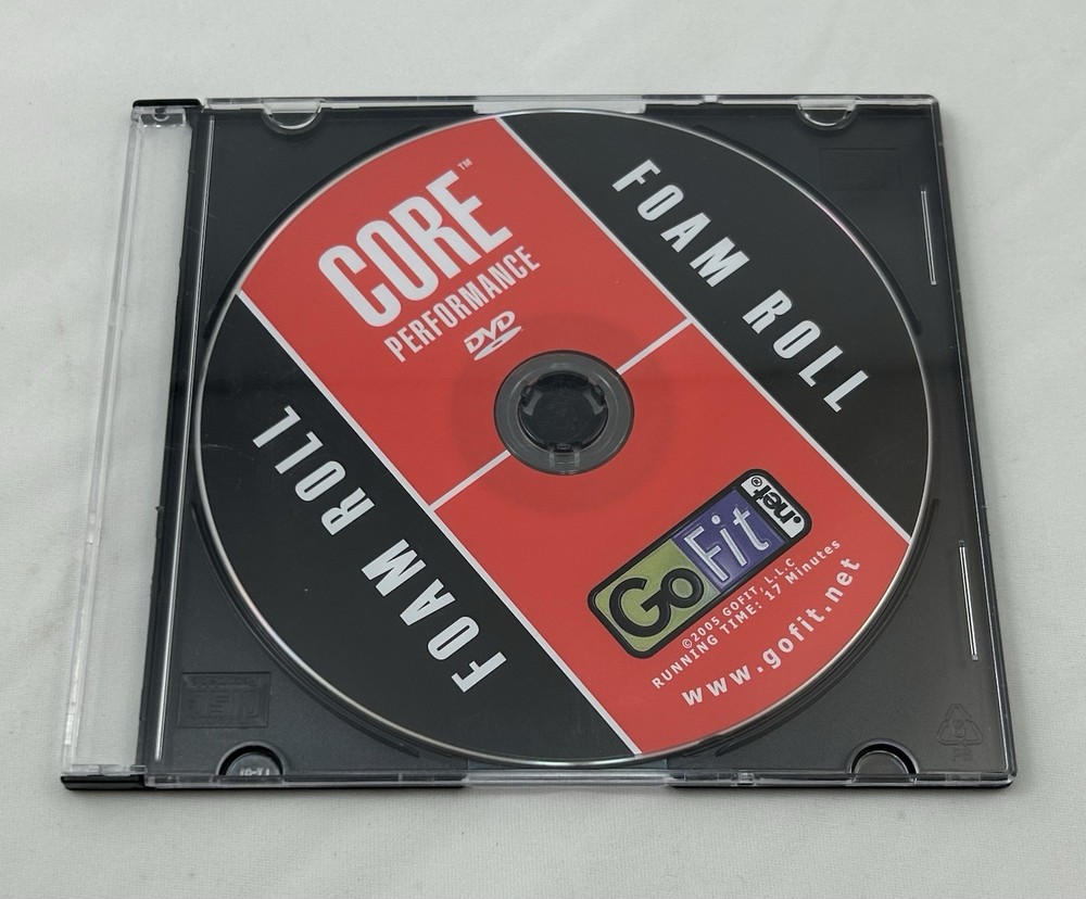 Core Performance DVD Foam Roller GoFit.net