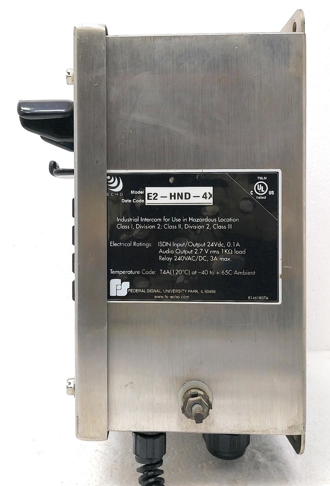 Echo E2-HND-4X 81461807A Division 2 Digital Intercom Station 16259