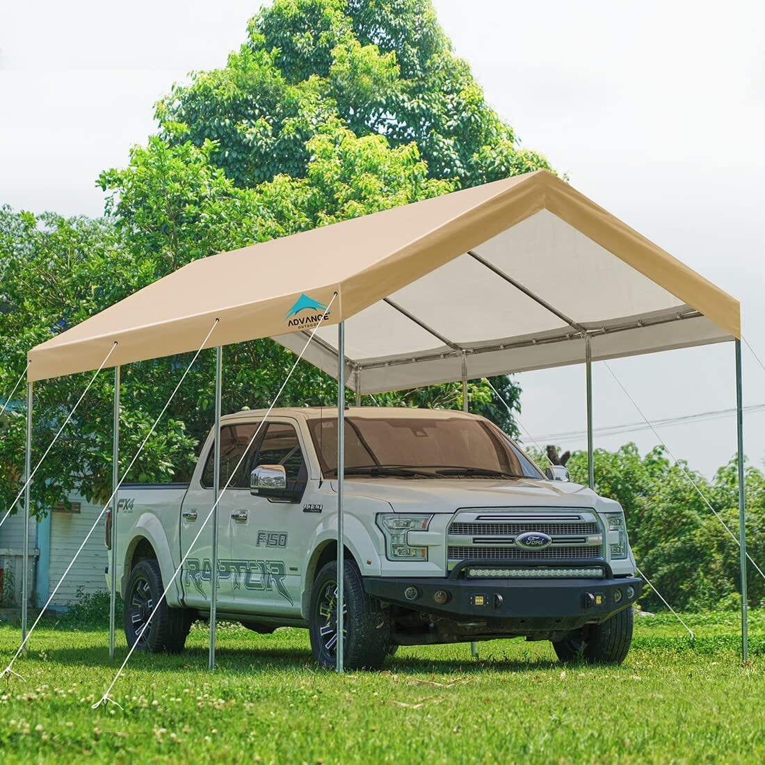 10x20 Adjustable Carport Heavy Duty Outdoor Canopy Shelter Garage Storage Shed