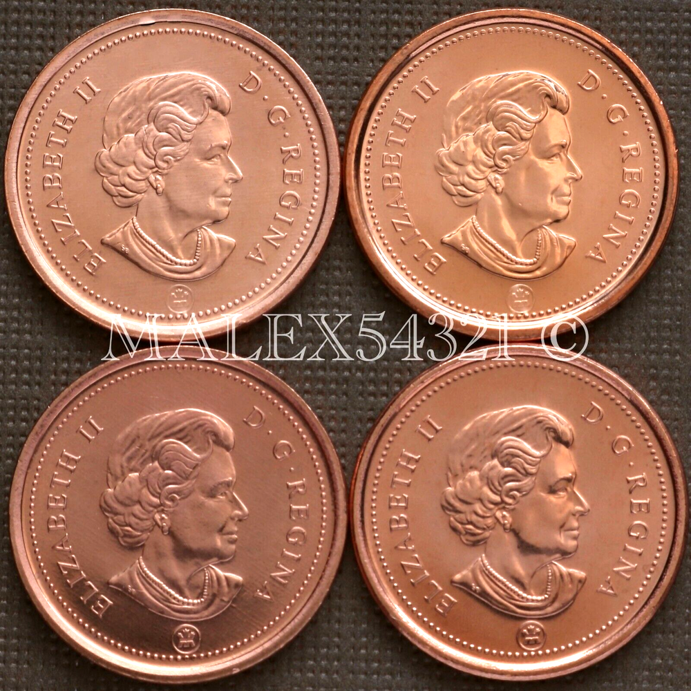 🇨🇦​ CANADA 1 CENT SET 2011 & 2012 UNCIRCULATED