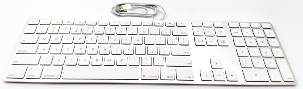 Apple A1243 Keyboard USB Wired with Numeric Keypad for iMac Mac Mini Mac Pro OEM