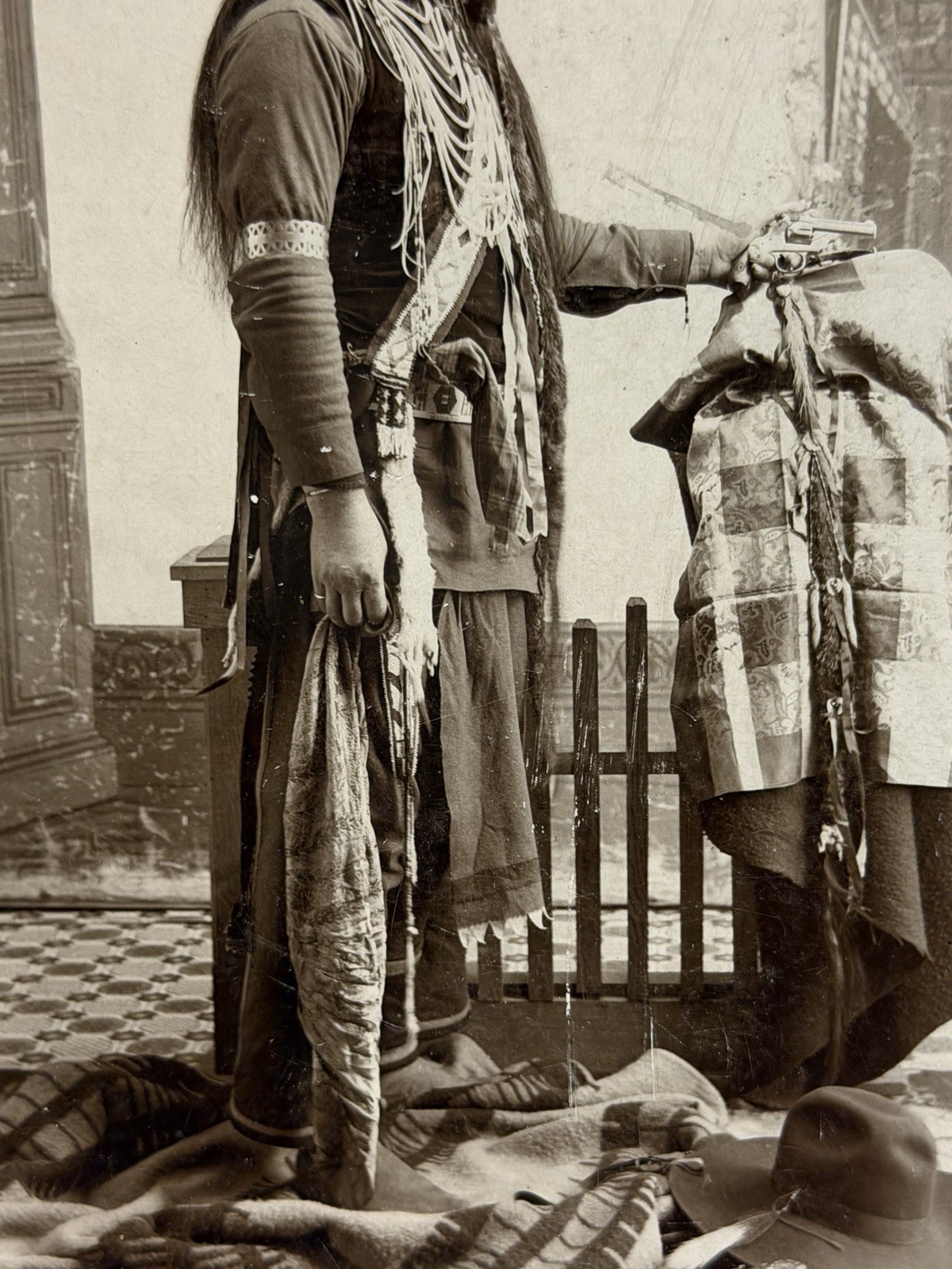 Vintage Native American Indian Photograph of Camanche Leader Quanah Parker