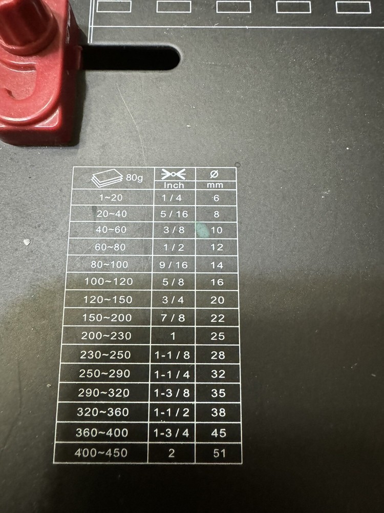 Tianse BM-W1212 Wire Binding Machine - 120 Sheet Binding Capacity Please Read