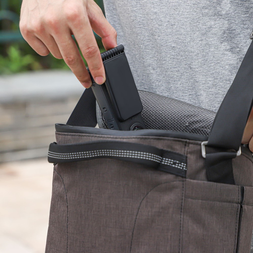 Black Angle Adjustable Magnetic Mount Base Bracket For Insta360 X4 Camera