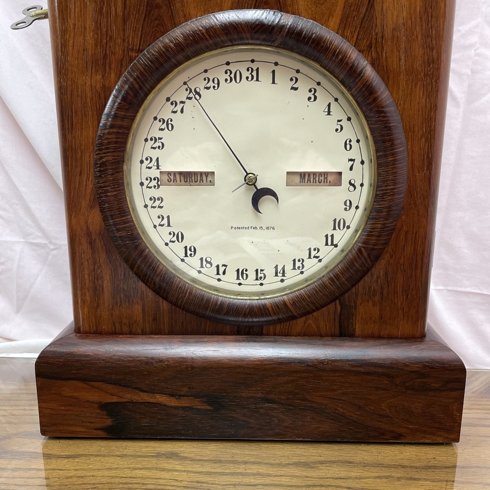 Seth Thomas 1875 parlor #3 Double Dial Calander Clock Very Nice Clean Clock ￼