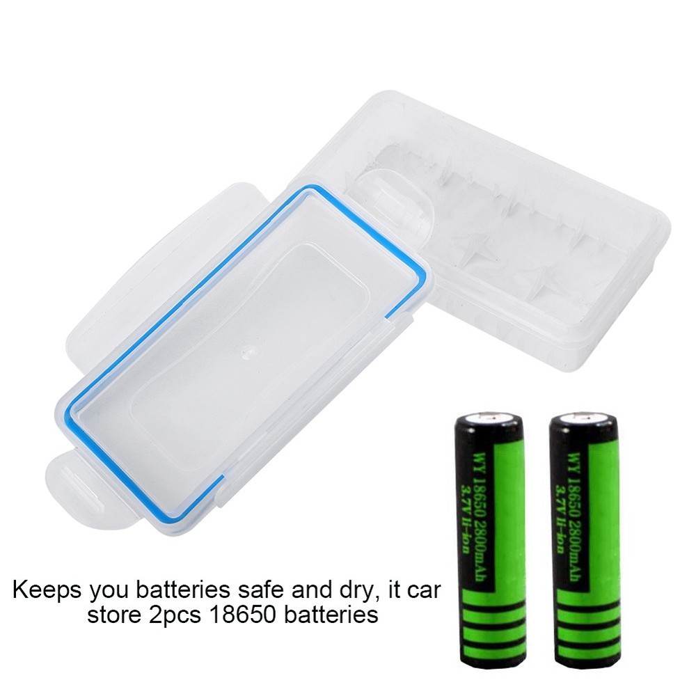 Waterproof 2PCS Battery Storage Box Case Holder For All Users Popular