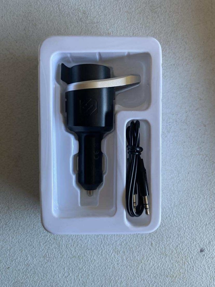 Scosche Bluetooth Power Delivery FM Transmitter 12W USB-A and 18W USB-C - Black