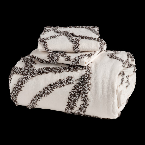 Emryn House 100% Cotton Floral Chenille Bedspread Set