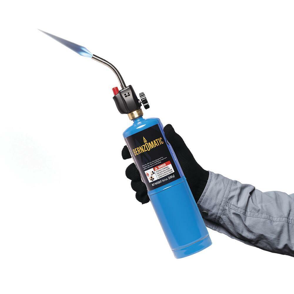 Mag Torch MT525 Brass Self Lighting Adjustable Propane Flame Torch Auto Ignitor