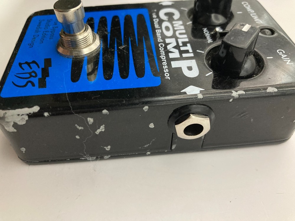 EBS MultiComp Studio Edition Compressor Pedal Tested Working