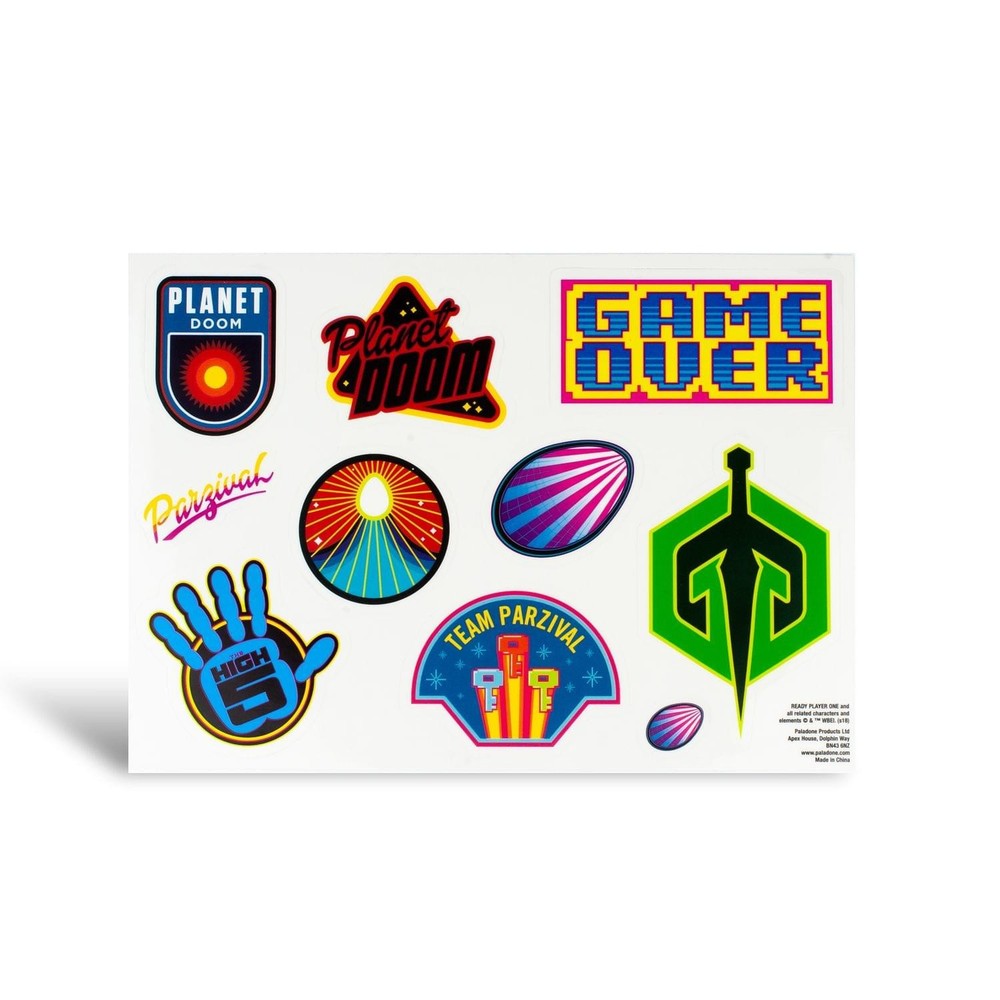 Ready Player One Vinyl Gadget Decal Sticker Pack