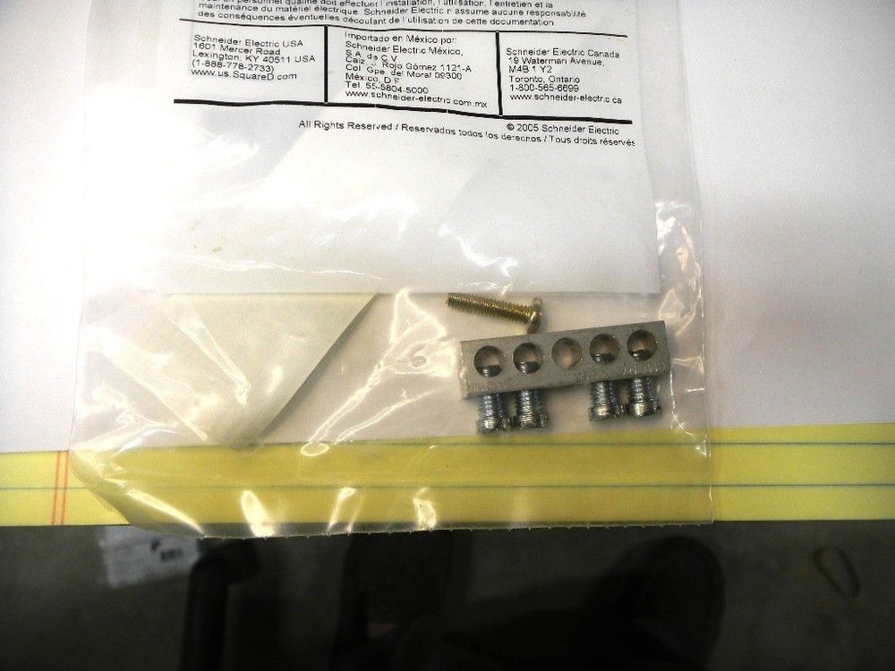 NEW SQUARE D PK4GTA Grounding Bar Kit ,