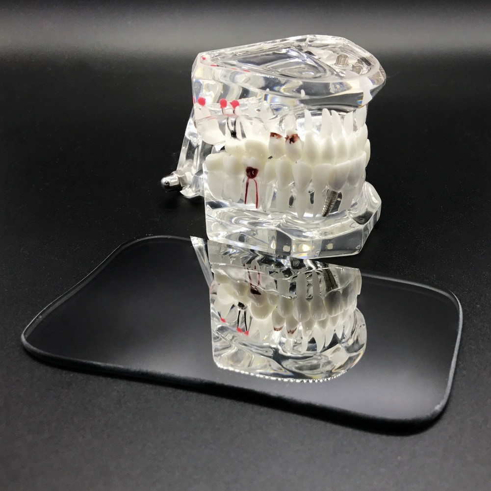 5/ Dental Orthodontic Mirror Photography Double-Sided Mirrors Glass Reflectors