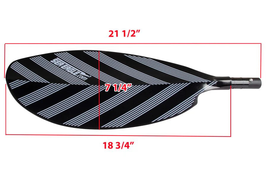 New Sea Eagle 8' 4 Part Asymmetric Spoon Blade Kayak Paddle