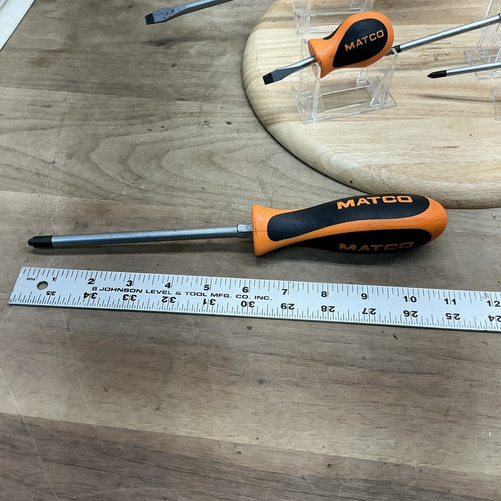 Matco Tools 5pc Screwdriver Set - Orange/Black Handle (U)