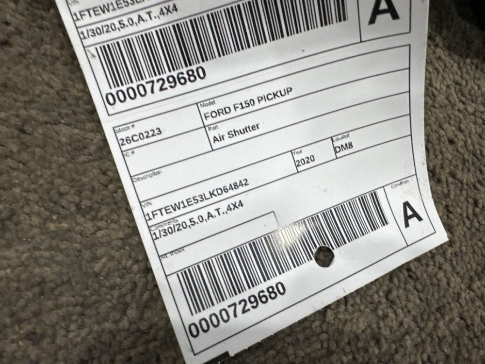 F150 2020 Air Shutter 2135390