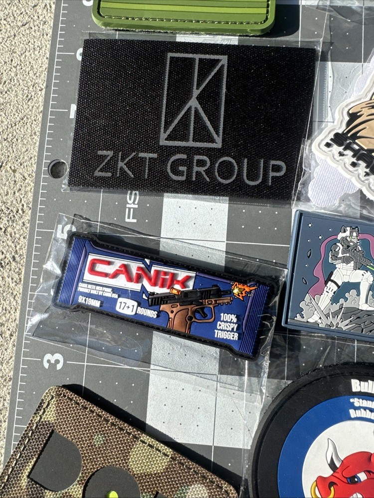 2026 Shot Show Patch Lot Tactical Patch Canik,Shadow Systems, Kel Tec & More