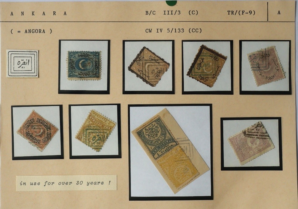 Ottoman Empire cancel collection in 2 boxes Please Read Description!