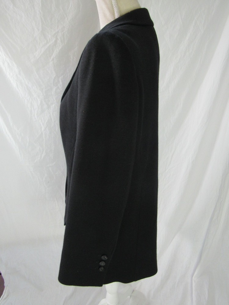 Les Copans Black Blazer Jacket Size 52