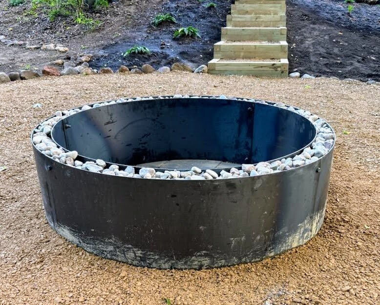 Fire Pit Campfire Ring 72" Diameter x 12" Deep Extra Large