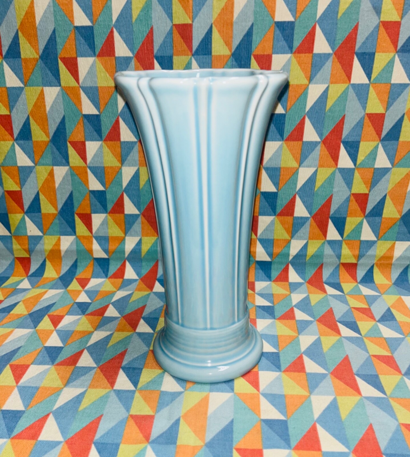 VASE SKY Blue HOMER LAUGHLIN FIESTA 9 5/8" MEDIUM NEW FIESTAWARE