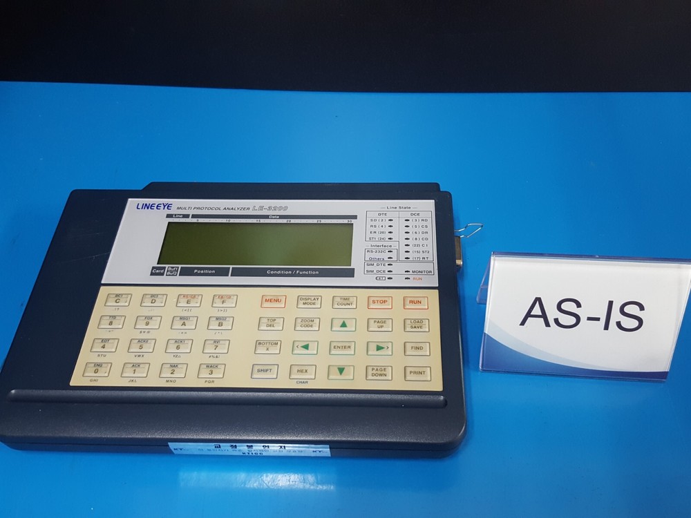 LINEEYE LE-3200: Multi Protocol Analyzer, Not working (003A)