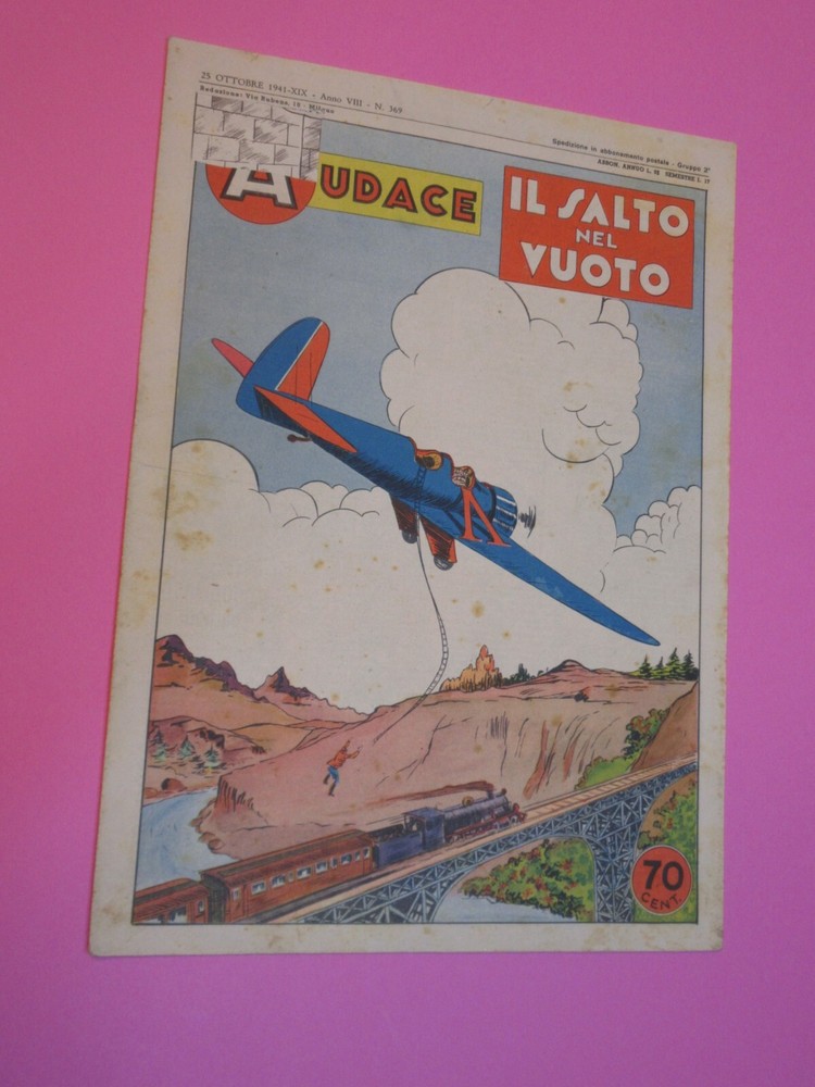 BOLD BOOK No. 369 Bonelli 1941 THE LEAP INTO THE VOID original!!