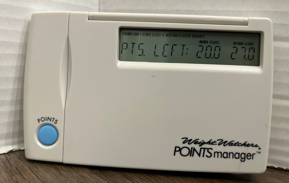 1997 Weight Watchers Points Manager Calculator Model 1818 WORKING