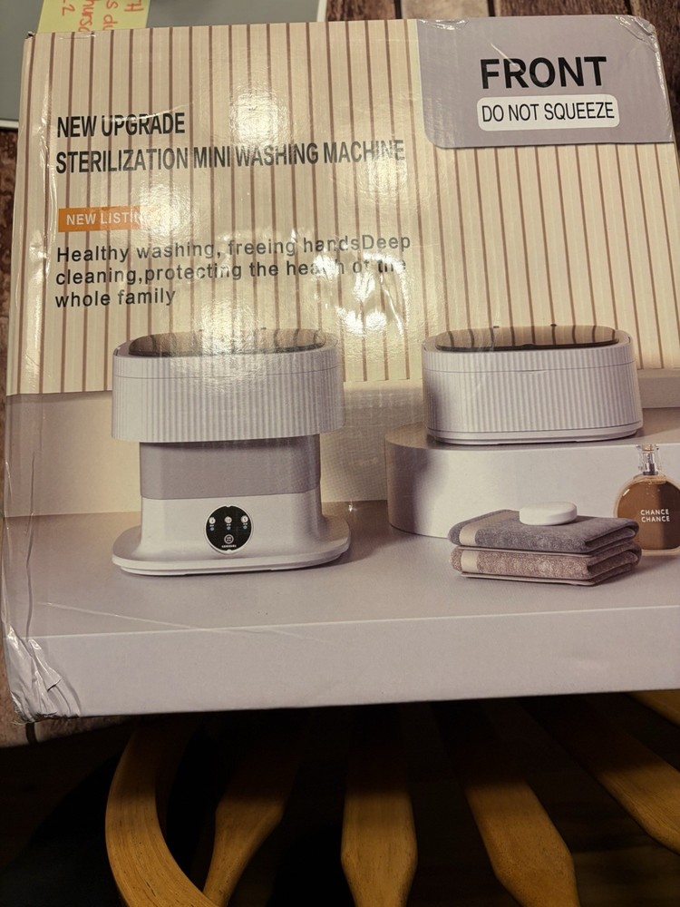 Portable Handheld Mini Washing Machine for Travel and Dorms (New)