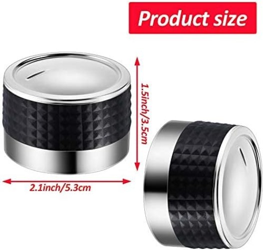 4pcs Chrome-Plated Gas Grill Knobs – Durable Stainless Steel Control Knobs