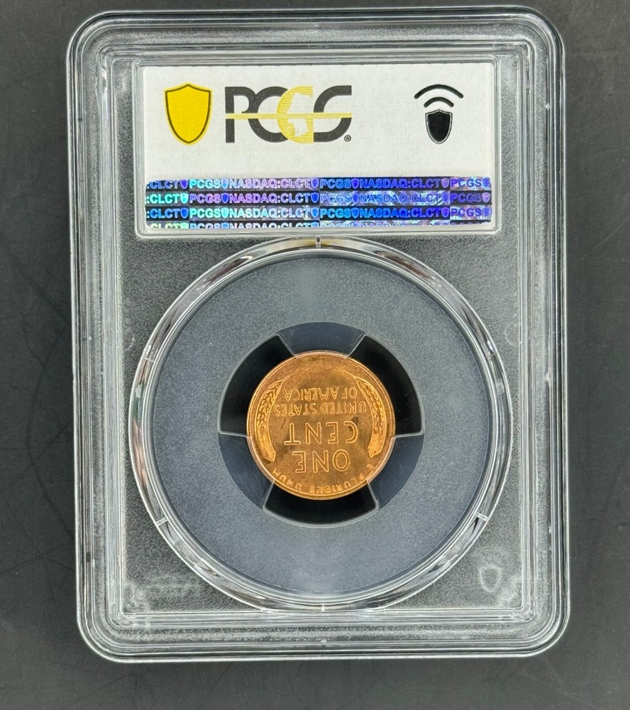 1944 -S LINCOLN WHEAT CENT PCGS MS65 RED