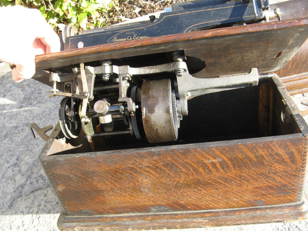 Antique Edison Home Phonograph Model C Reproducer Needs Work