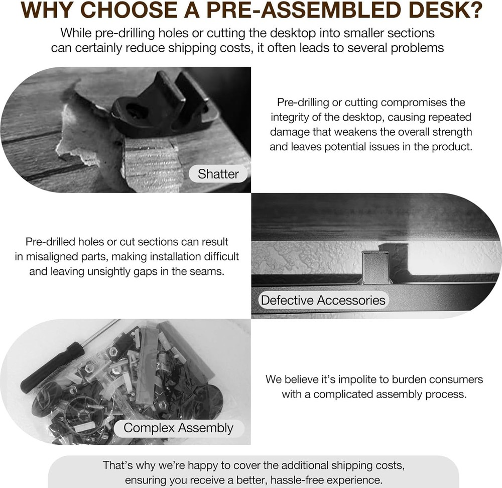 Small Computer Desk Folding Table 35.8" Foldable Office Desk No Assembly Perfect