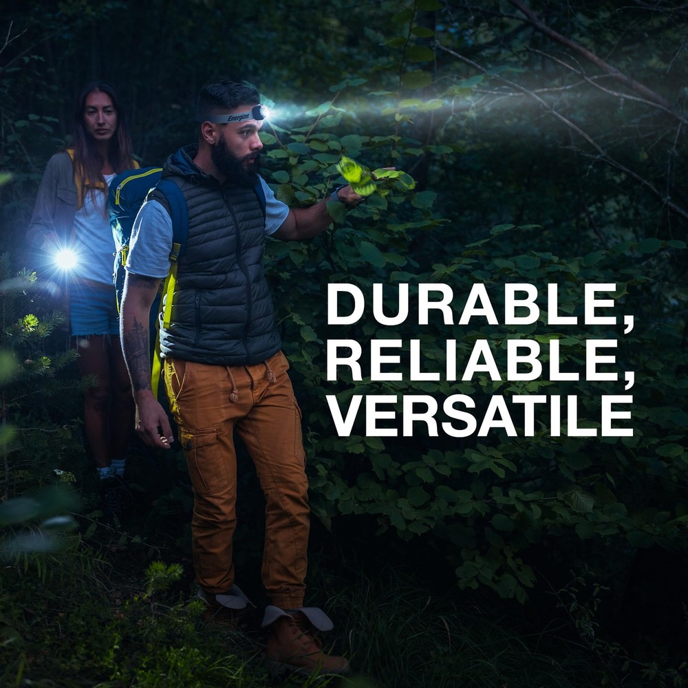 Energizer Vision HD + 400 lm Gray LED Headlight AAA Battery HDD32E