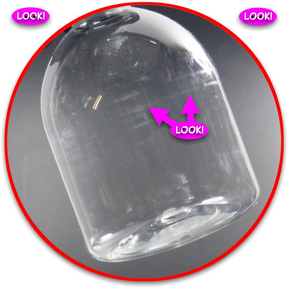 *FACTORY SECONDS!* 6X! 16oz Clear Plastic Adjustable Trigger Spray Bottles