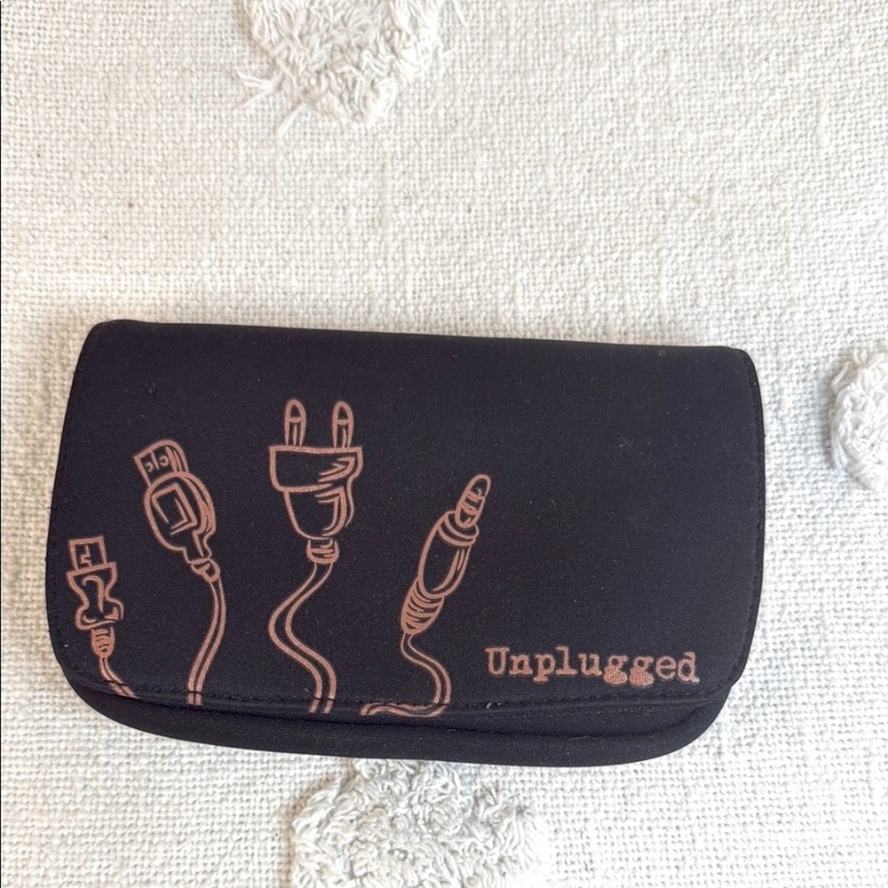 Black Tech Accessory Pouch