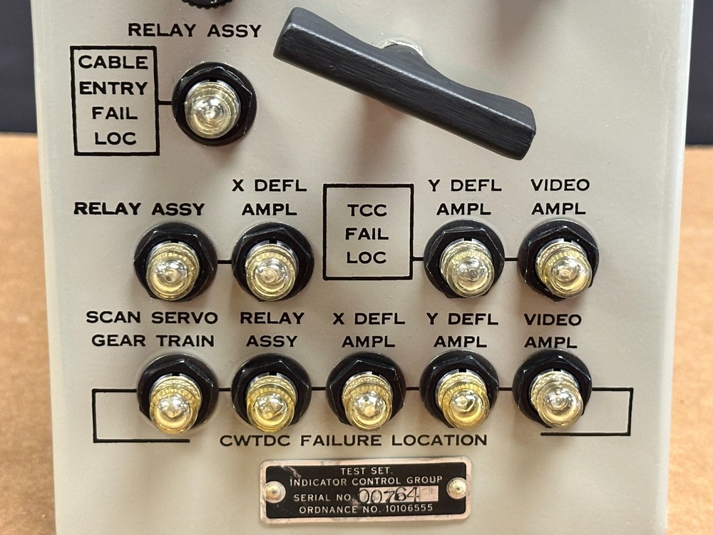 AIRCRAFT Test Set Indicator Control P/N 10106555